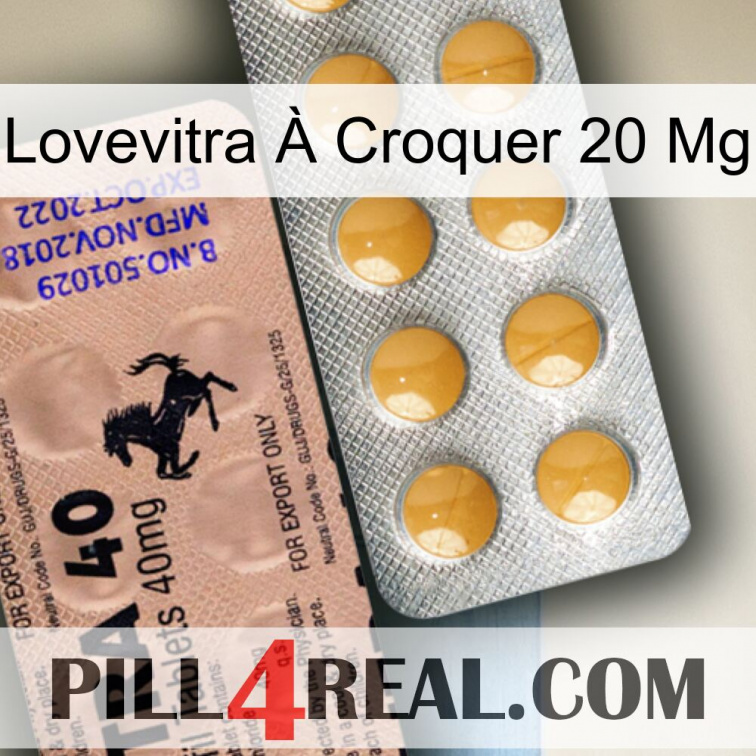 Lovevitra À Croquer 20 Mg 41